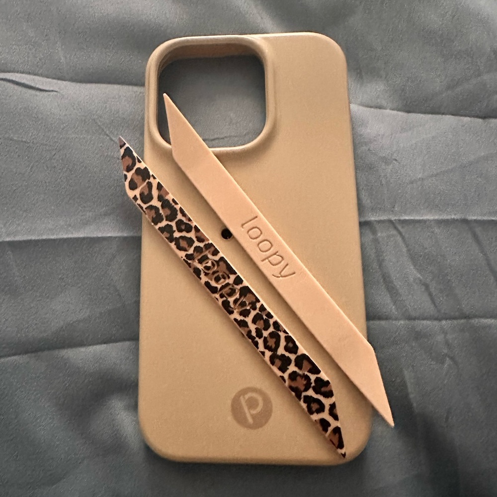Loopy 14 pro phone case with two loopys